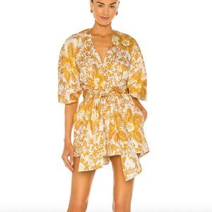 AMUR Constance Romper in White Jungle